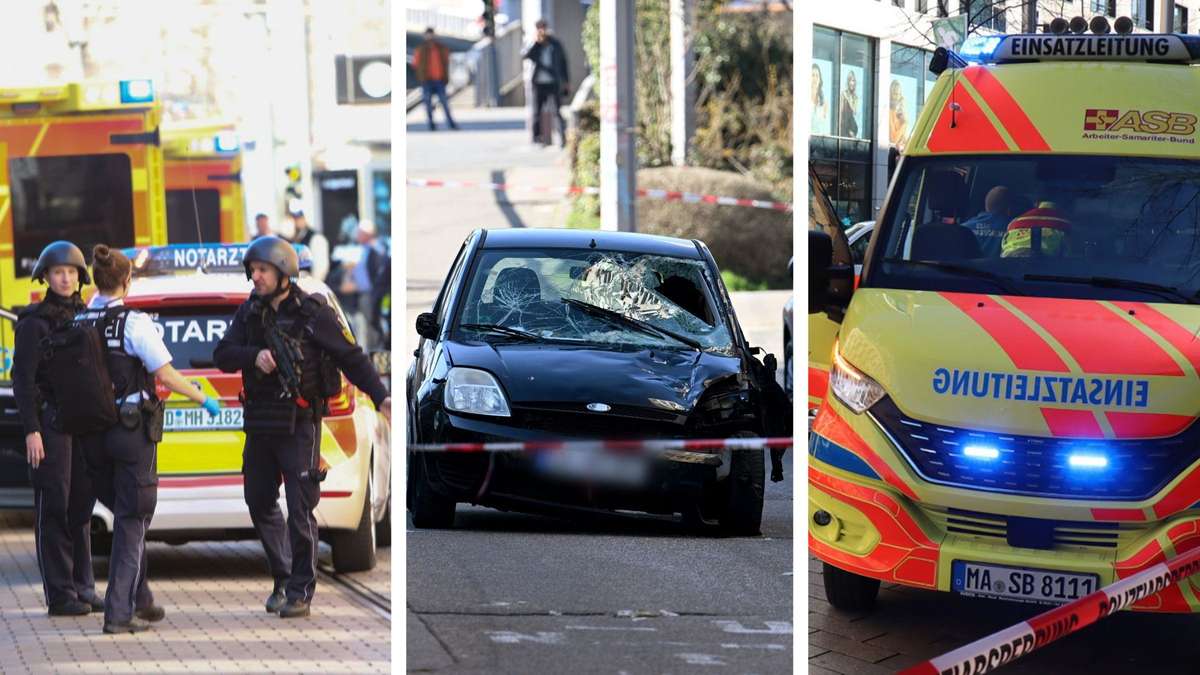 Schock am Rosenmontag – die Todesfahrt auf den Mannheimer Planken in Bildern