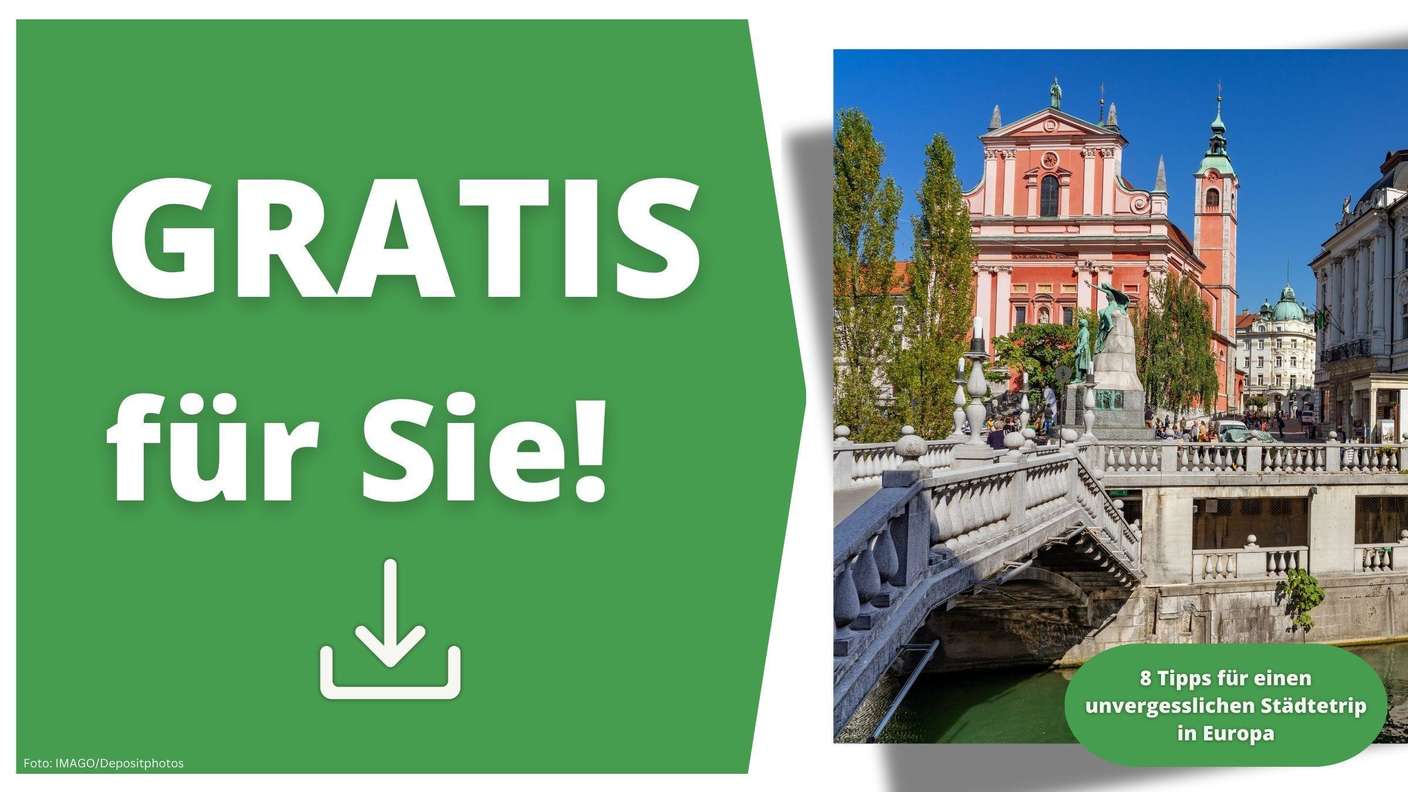 PDF-Teaser für Ausflugsratgeber mit Tipps für Städtetrips