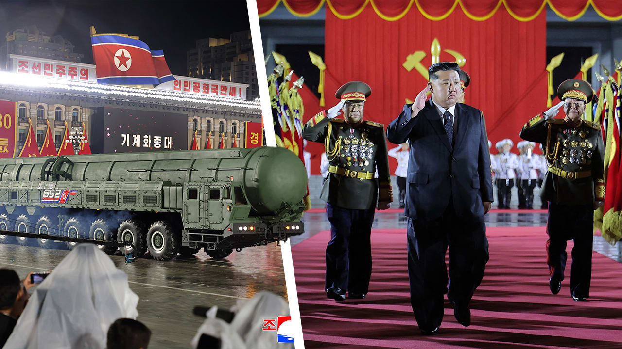 Protz-Parade in Nordkorea: Kims neue Rakete kann die USA treffen | Politik