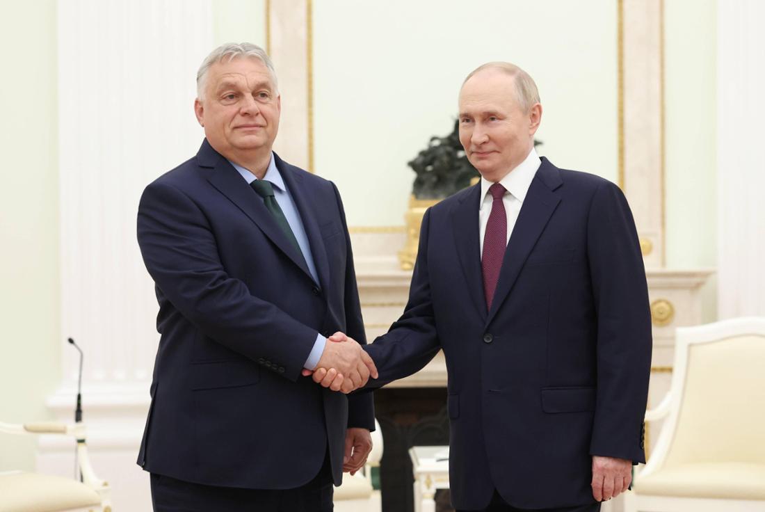Viktor Orbán und Wladimir Putin.