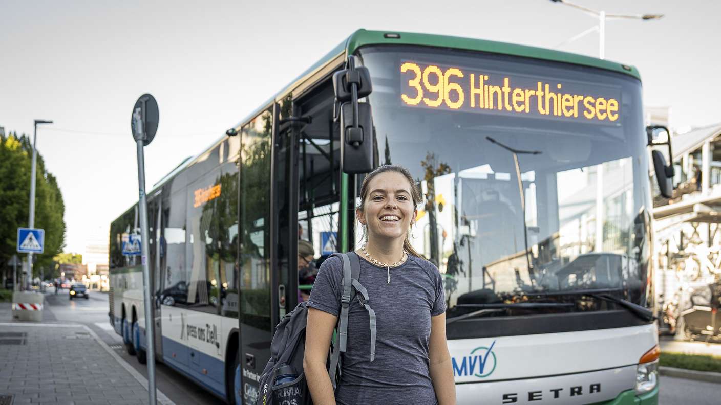 Der Bergbus - ein Angebot der MVG, bringt Naturliebhaber direkt vom Ostbahnhof in die Berge. 