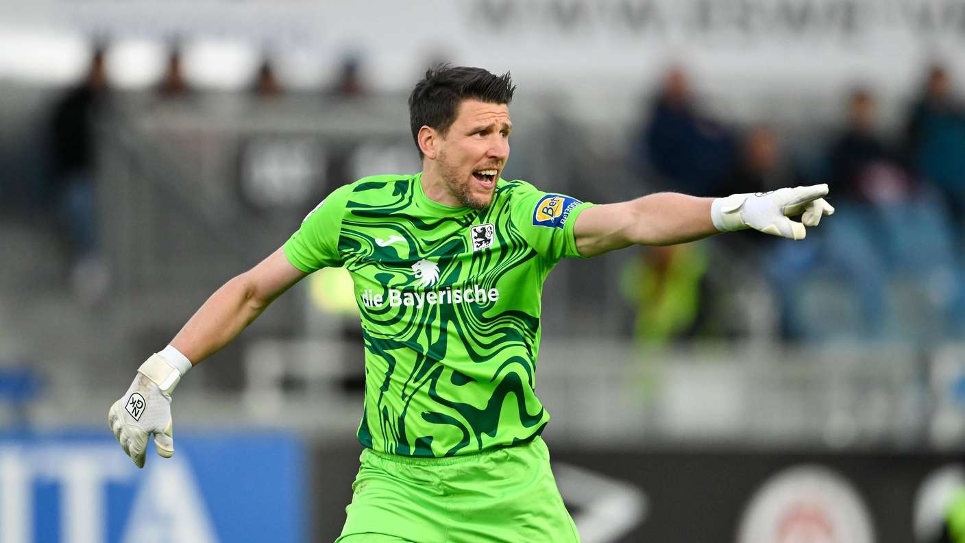 Rene Vollath zeigte sich nach der Niederlage des TSV 1860 in Wiesbaden enttäuscht. 