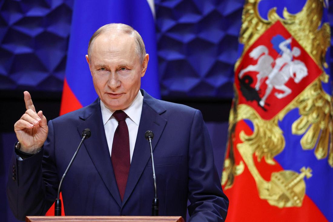Laut dem ISW bereitet Russlands Präsident Wladimir Putin das Land auf einen Konflikt mit der NATO vor.