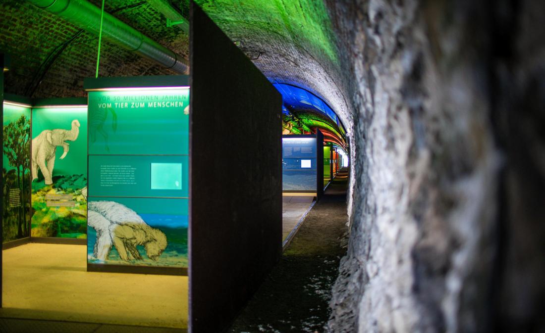 Im Tunnel des Bochumer Bruchs ist 2003 der Zeittunnel eröffnet worden. Hier macht man eine Zeitreise durch 4000 Jahre der Erdgeschichte.