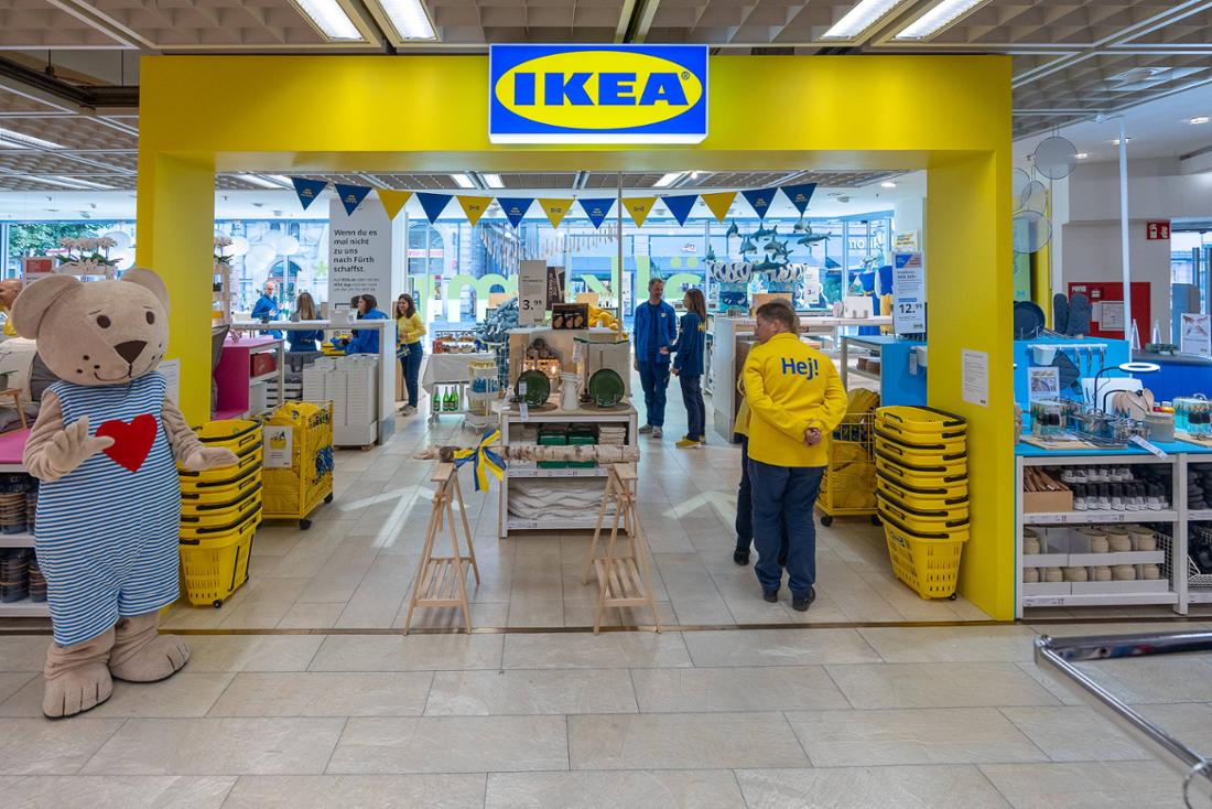 Ikea eröffnet Pop-up-Store im ehemaligen Kaufhofgebäude in Nürnberger Innenstadt, Nürnberg, 02.10.2025 