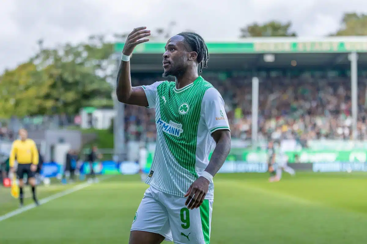 Noel Futkeu / Fürth Karlsruhe Prognose (© dpa picture alliance / Alamy Stock Photo) Fürth Karlsruhe Tipp
