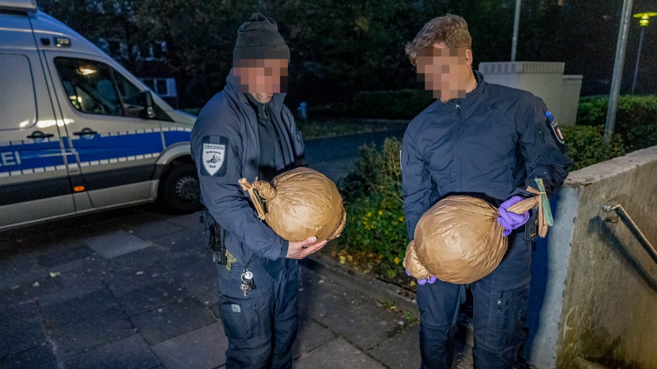 Hamburg: Polizei und Entschärfer finden Kugelbomben in einem Wohnhaus | Regional