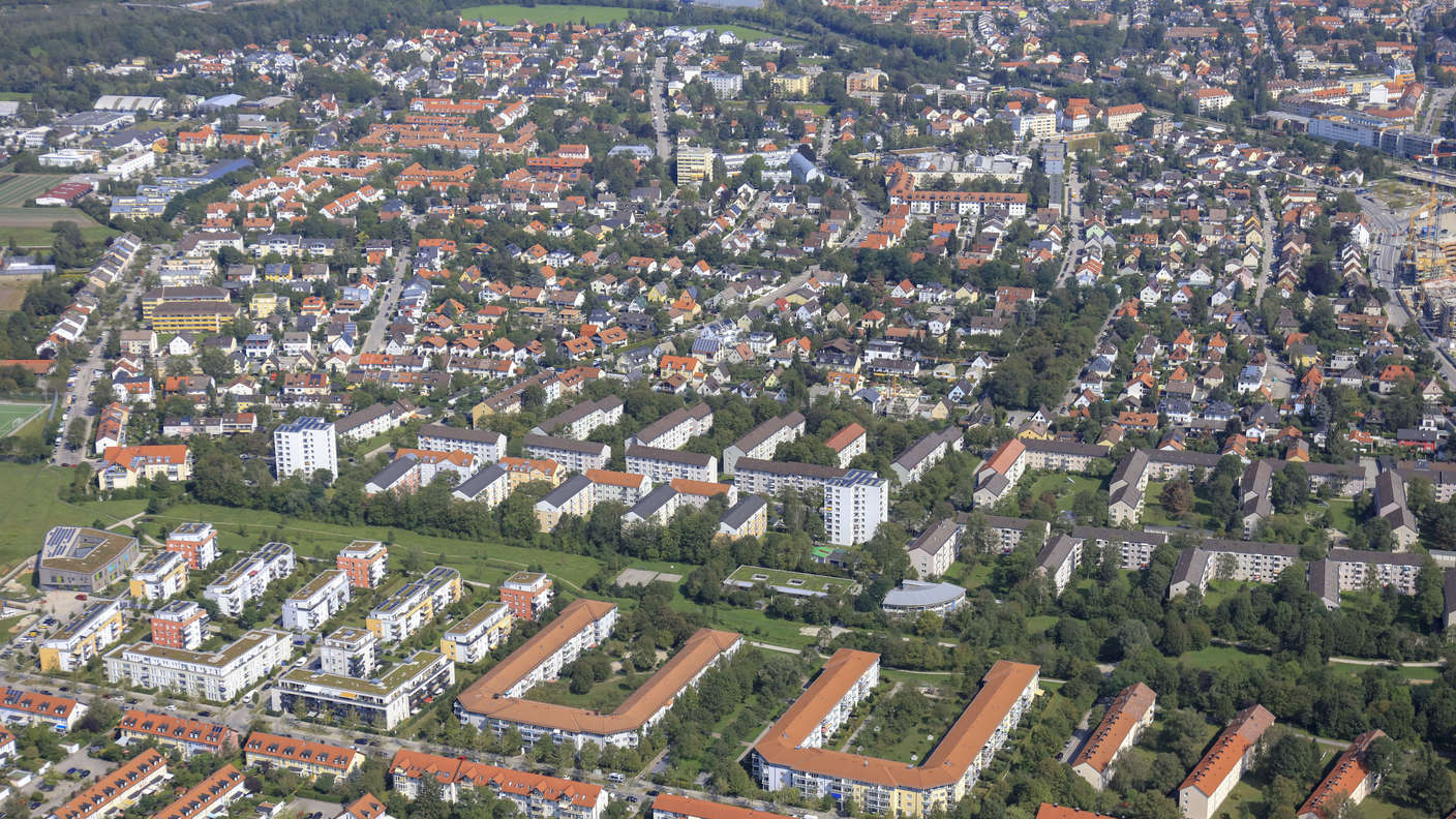 Luftaufnahme München Moosach