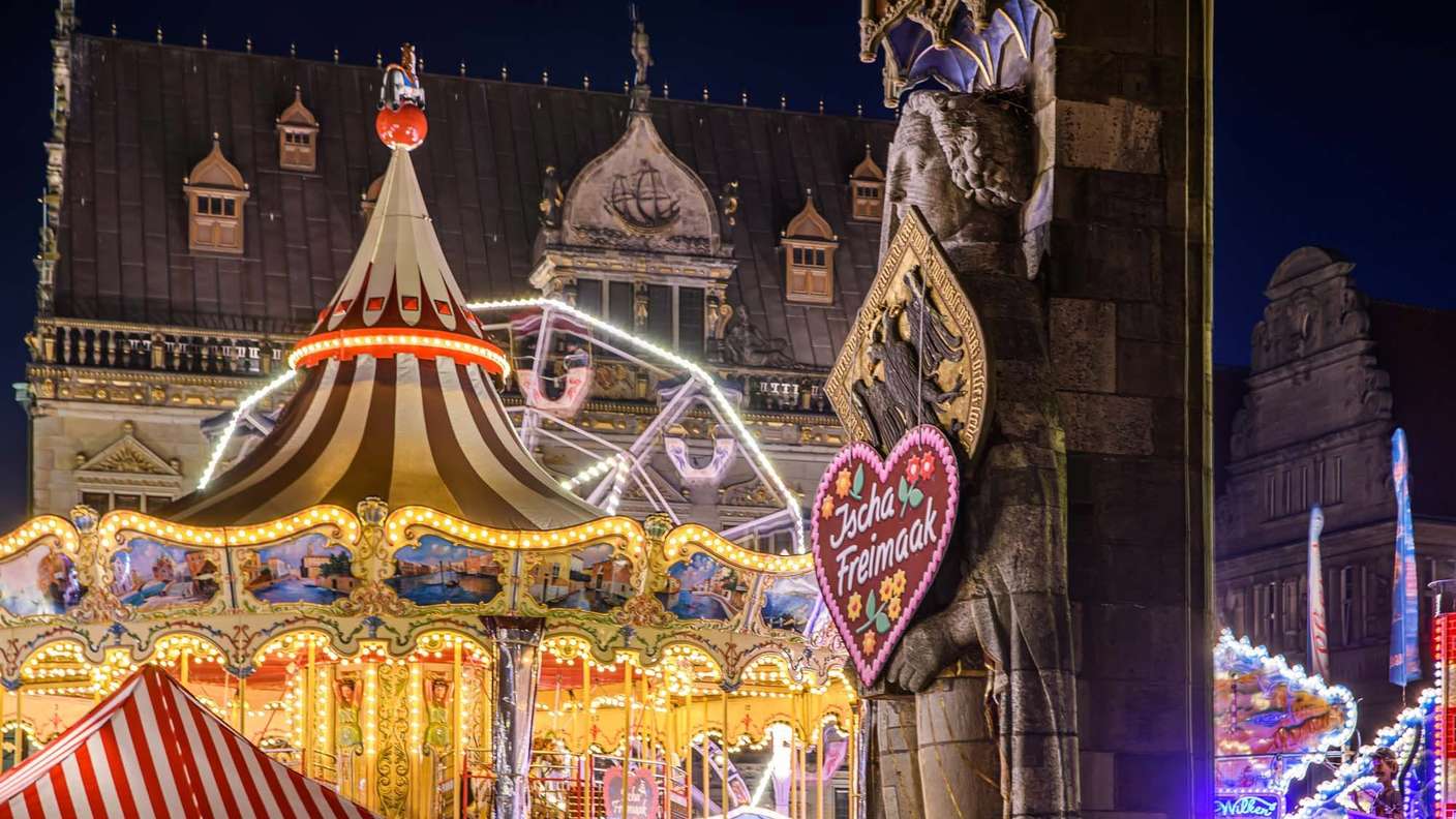 Auch der kleine Freimarkt begeistert die Besucher.