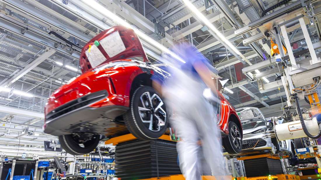 VW-Produktion in Zwickau: Die Arbeitskosten in der deutschen Autoindustrie sind höher als in den meisten anderen Ländern