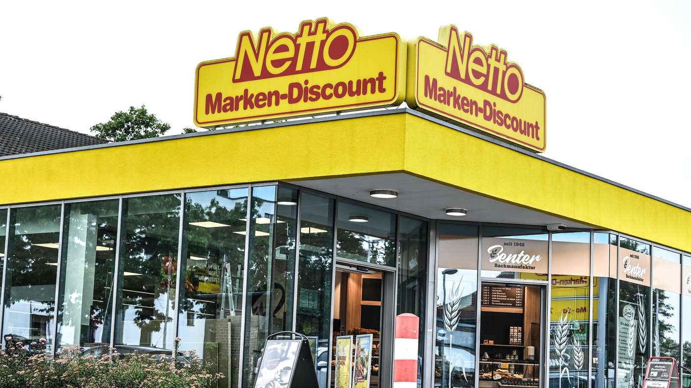 Außenansicht Netto in Obrighoven