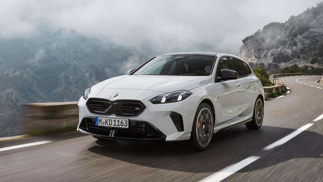 Fahraufnahme eines BMW 1er