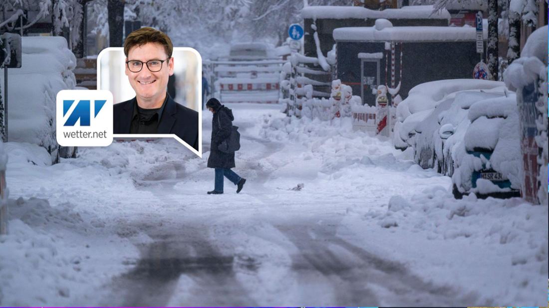 Schneemassen liegen in den Straßen der bayerischen Landeshauptstadt.