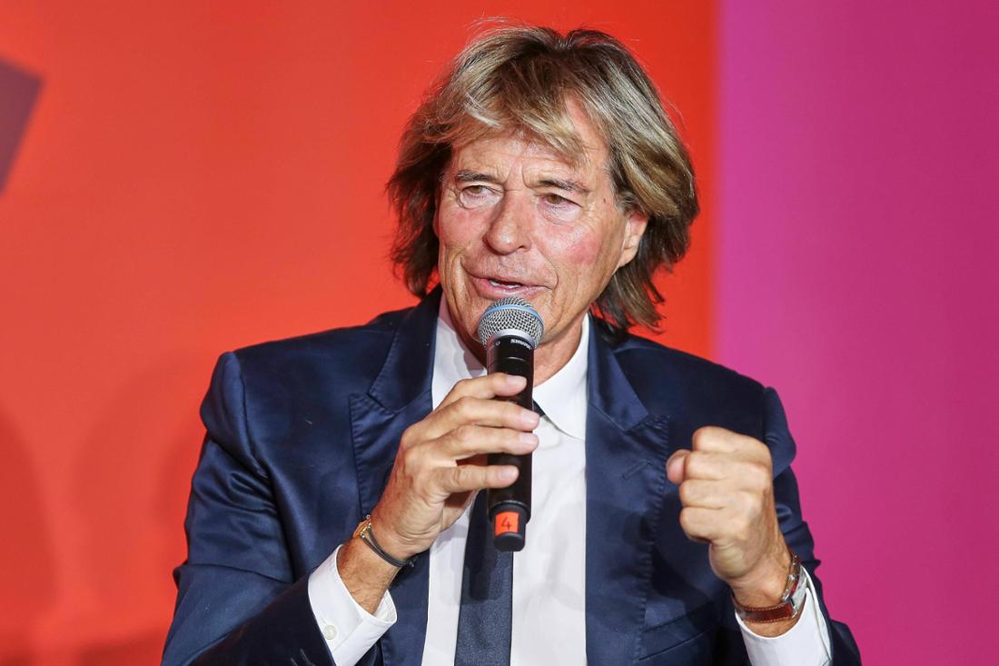 Hansi Hinterseer stellt auf der Frankfurter Buchmesse sein neues Buch vor.