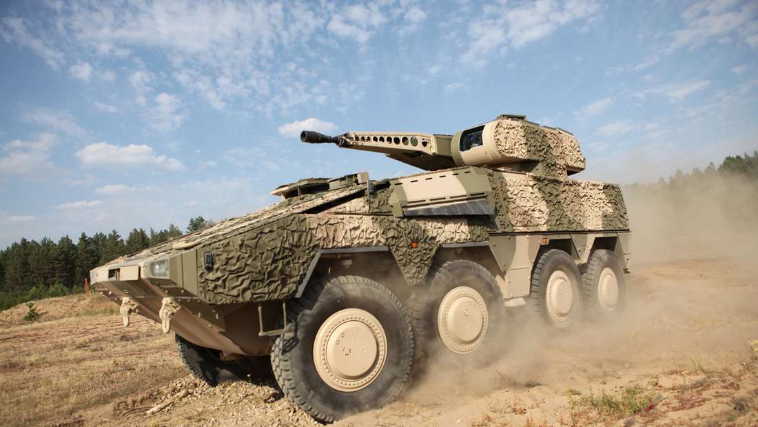 Der Schützenpanzer Schakal wird gemeinschaftlich von Rheinmetall und KNDS gebaut. Insbesondere der Produktionsstandort Kassel profitiert davon. Foto: Rheinmetall