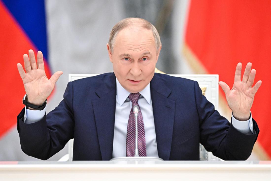 Wladimir Putin in Moskau.