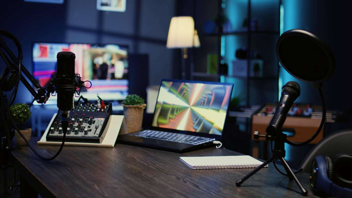 Ein leeres Radio-Studio. (Symbolfoto)