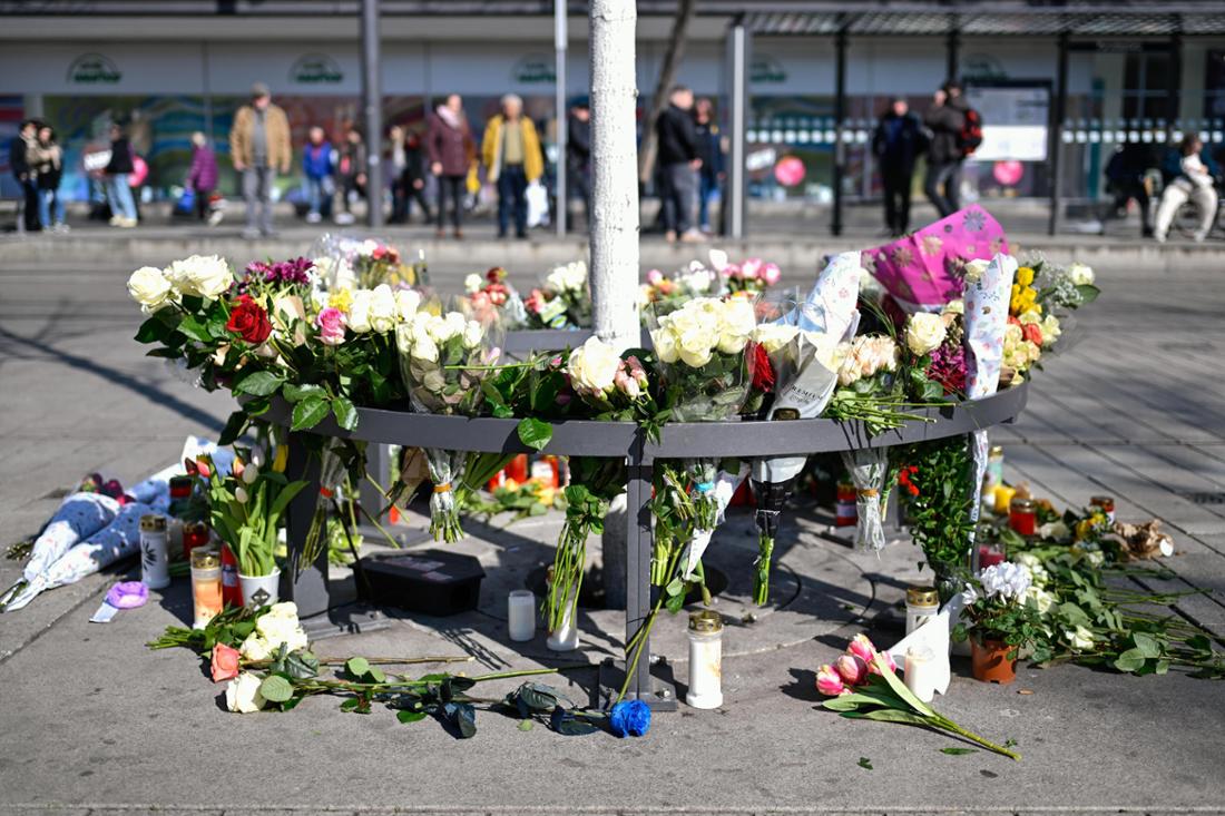 Blumen in der Mannheimer Innenstadt
