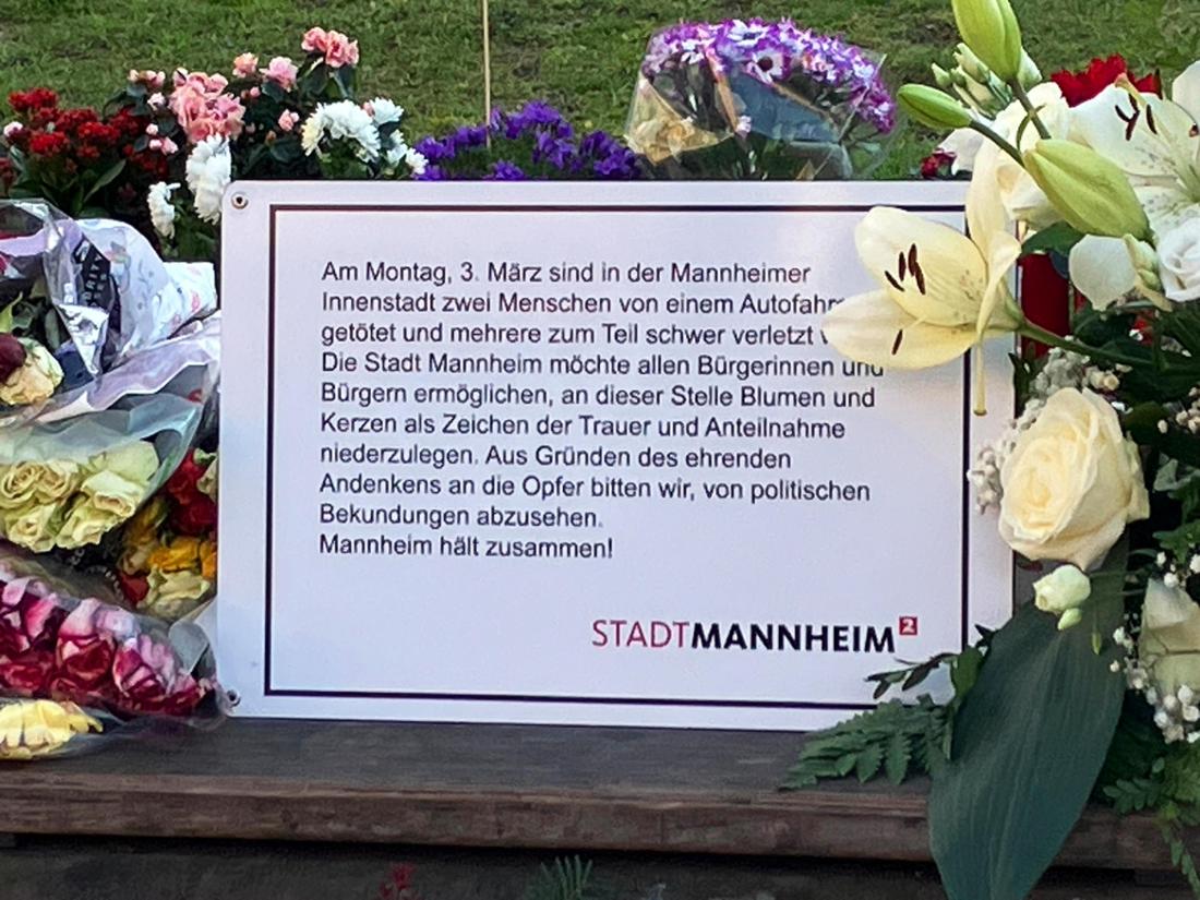 Gedenkort am Mannheimer Paradeplatz