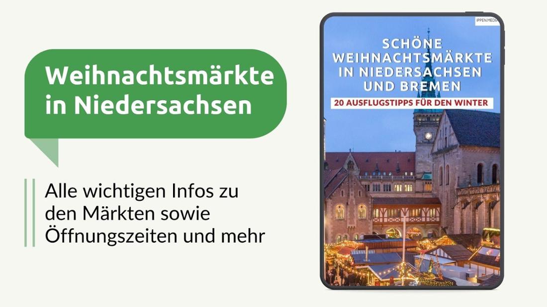 Die erste Seite des Magazins „Weihnachtsmärkte in Niedersachsen und Bremen“