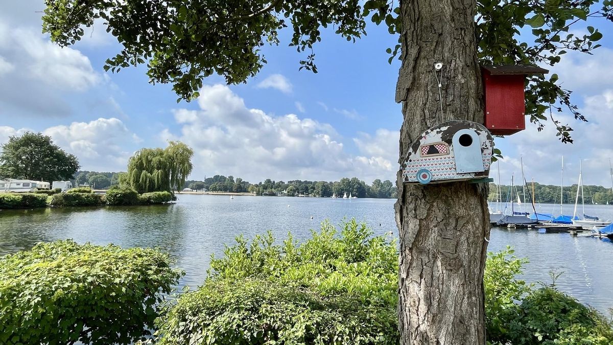 Der Campingplatz am Unterbacher See in Düsseldorf hat noch bis zum 2. November 2025 geöffnet. 