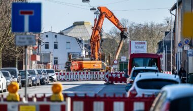 Erneut kommt es zur Vollsperrung