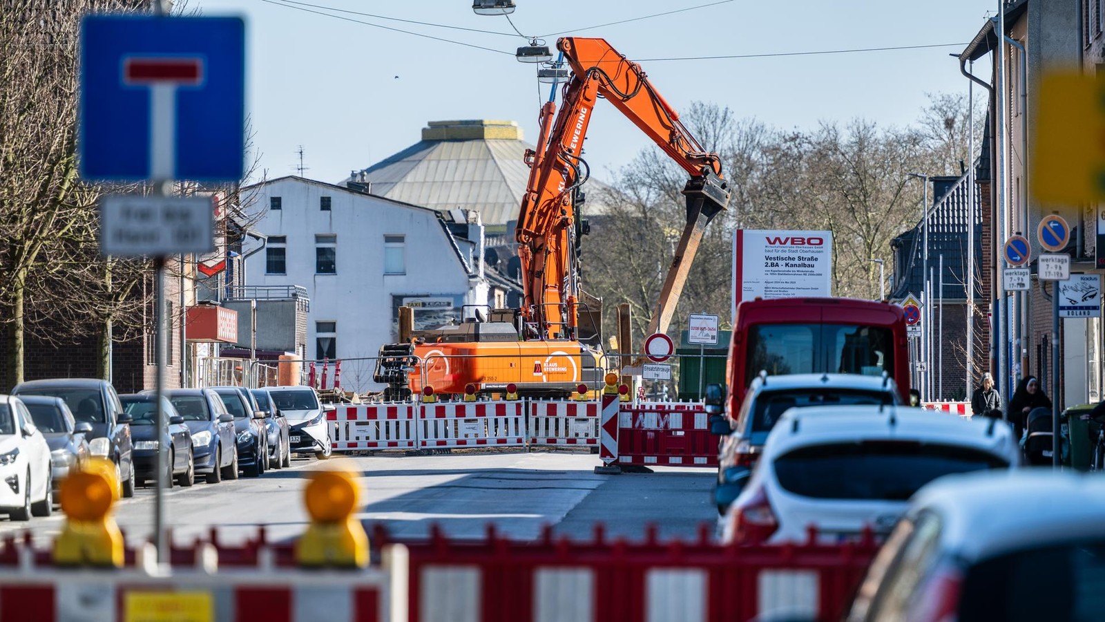 Erneut kommt es zur Vollsperrung
