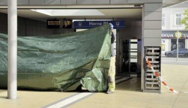 Fuhr er in Herne mit Rad in den U-Bahnschacht?