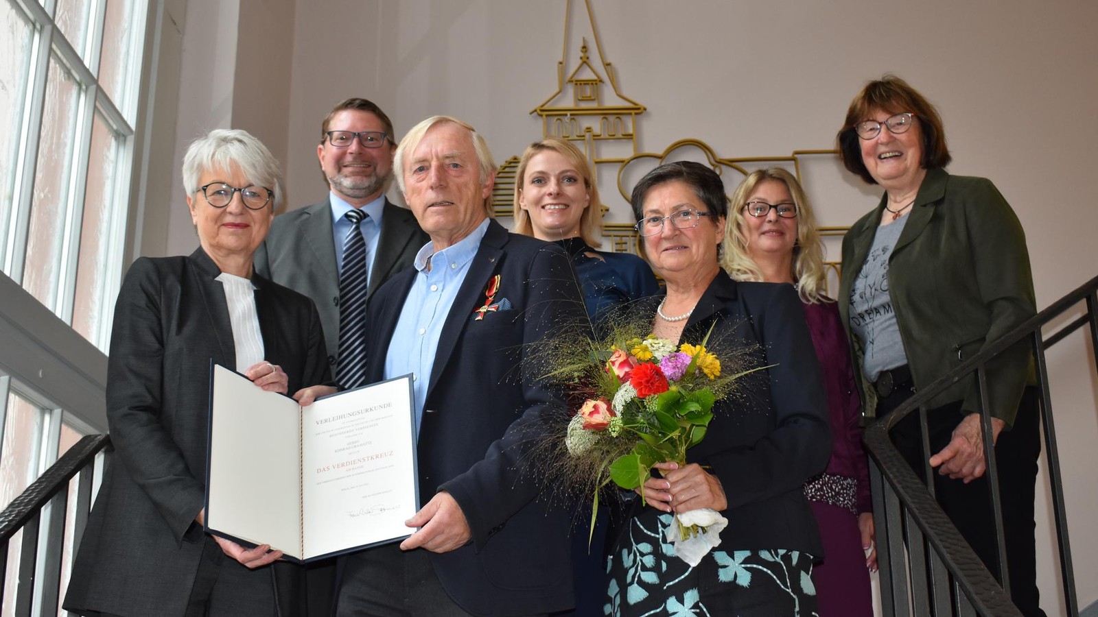 Wolfenbütteler nimmt das Bundesverdienstkreuz entgegen