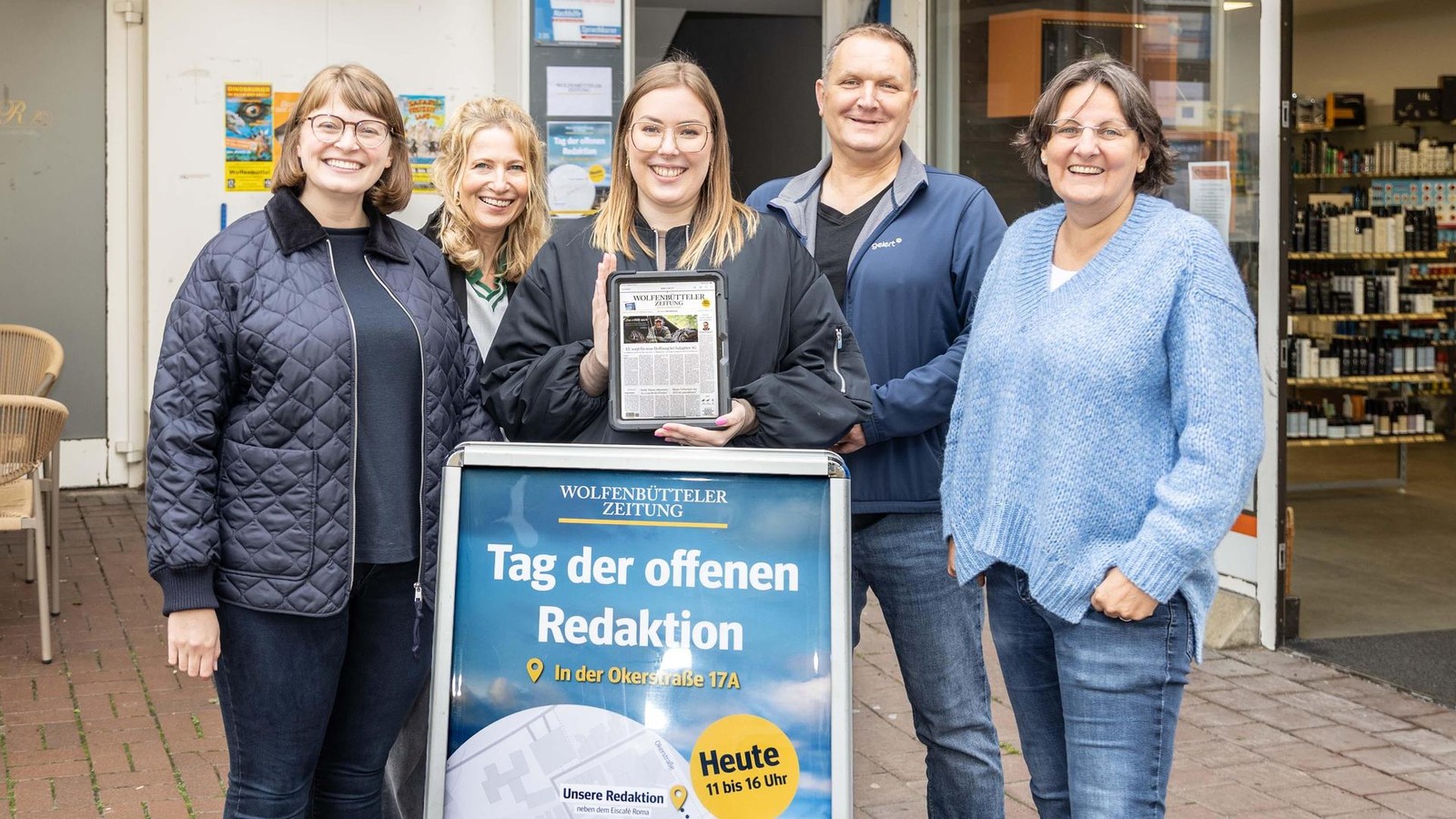 Großer Andrang beim Tag der offenen Redaktion in Wolfenbüttel