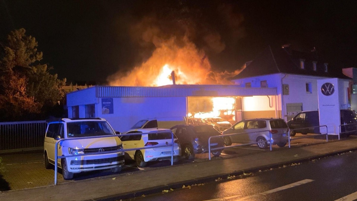 Großbrand Mülheim an der Ruhr