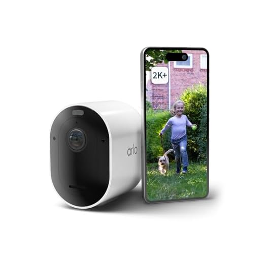 Arlo Pro 5 Überwachungskamera Aussen WLAN, 2K+ HDR Video, Kabellos, Verbesserte Farbnachtsicht, 160° Blickwinkel, Spotlight, 2-Wege Audio, Alarm Sirene, Secure Testzeitraum, 1er Set, Weiß