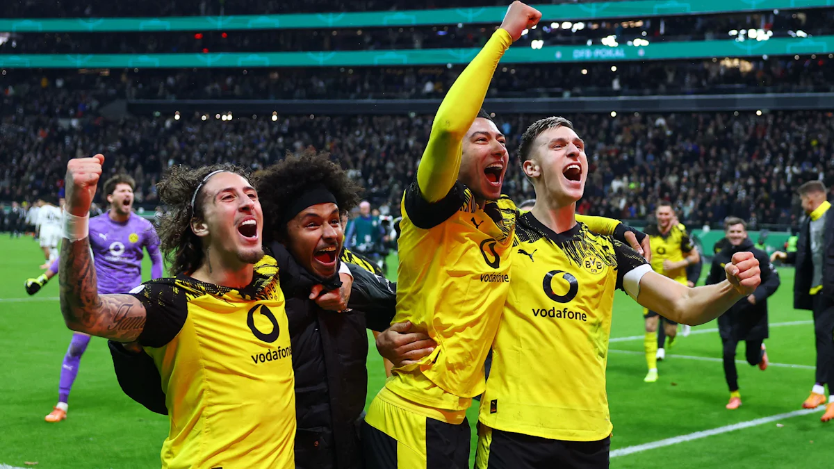 DFB-Pokal: Dortmund behält im Elfmeterschießen gegen Frankfurt die Nerven - Sport