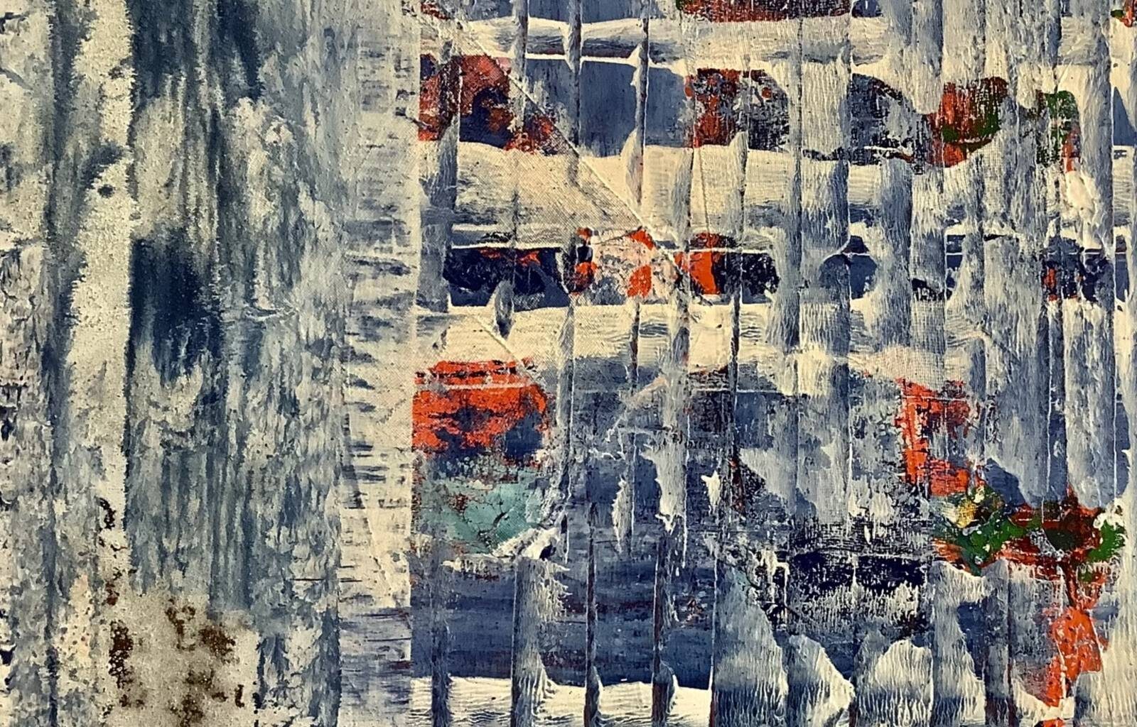 Zu sehen ist eine abstrakte Malerei von Andrea Zander.