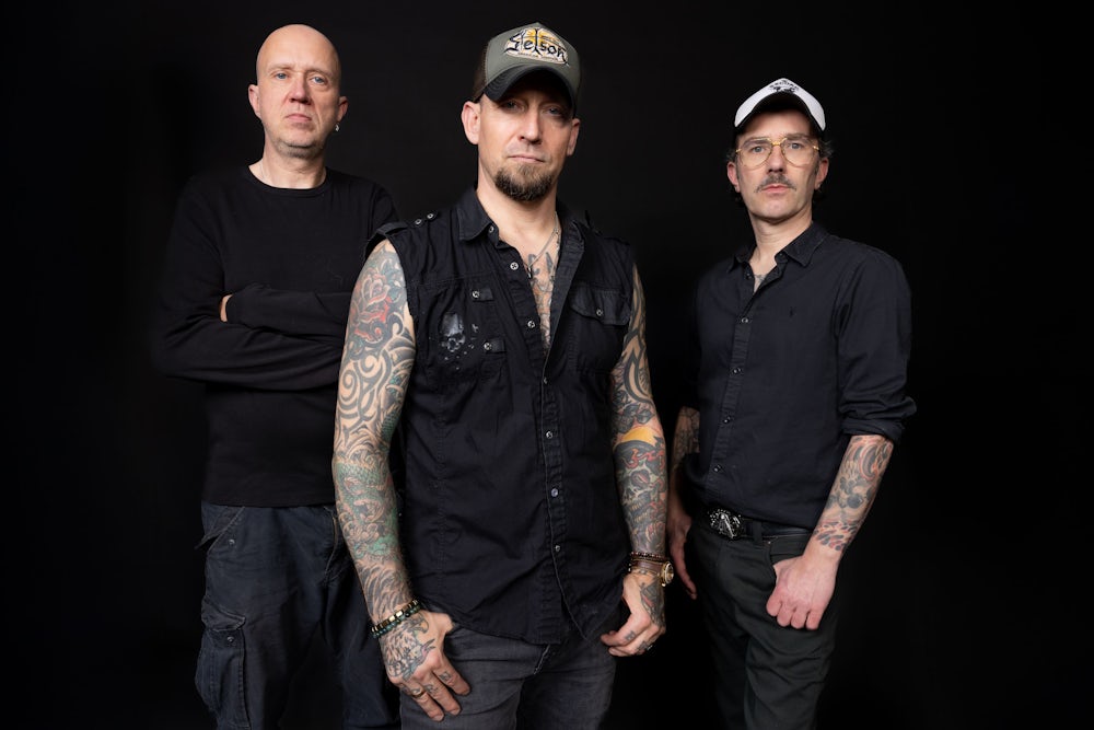 Nur einer sieht bei „Volbeat“ wie ein waschechter Rockstar aus: Michael Poulsen.