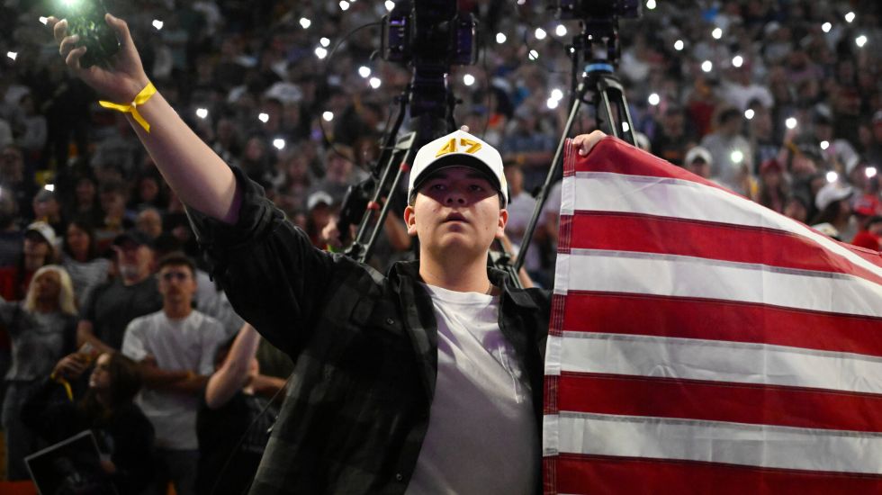 Veranstaltung von Turning Point USA an der Utah State University / picture alliance / ASSOCIATED PRESS