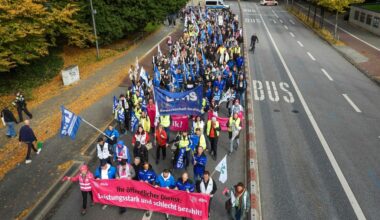 Warnstreiks bei Behörden: Wenn die Polizei auf die Straße geht