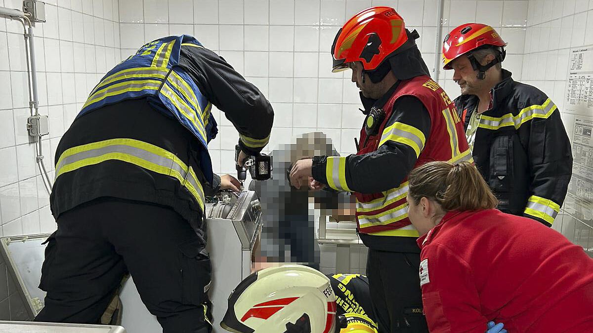 Dramatischer Rettungseinsatz: Mädchen aus Wäschetrockner befreit