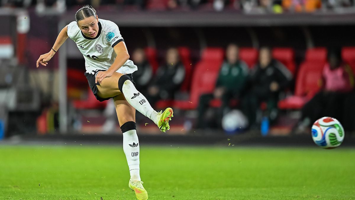 Halbfinale in Nations League: Bühl erlöst DFB-Frauen spät gegen Frankreich