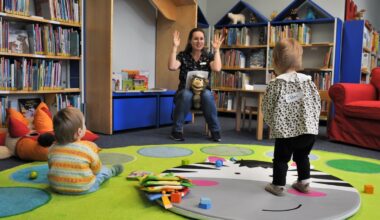 Bücherbabys erobern die Stadtbibliothek