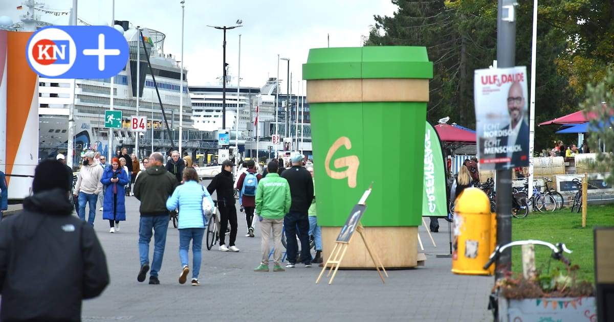 Warum ein Riesen-Kaffeebecher in Kiel zum Symbol für Umweltschutz wird