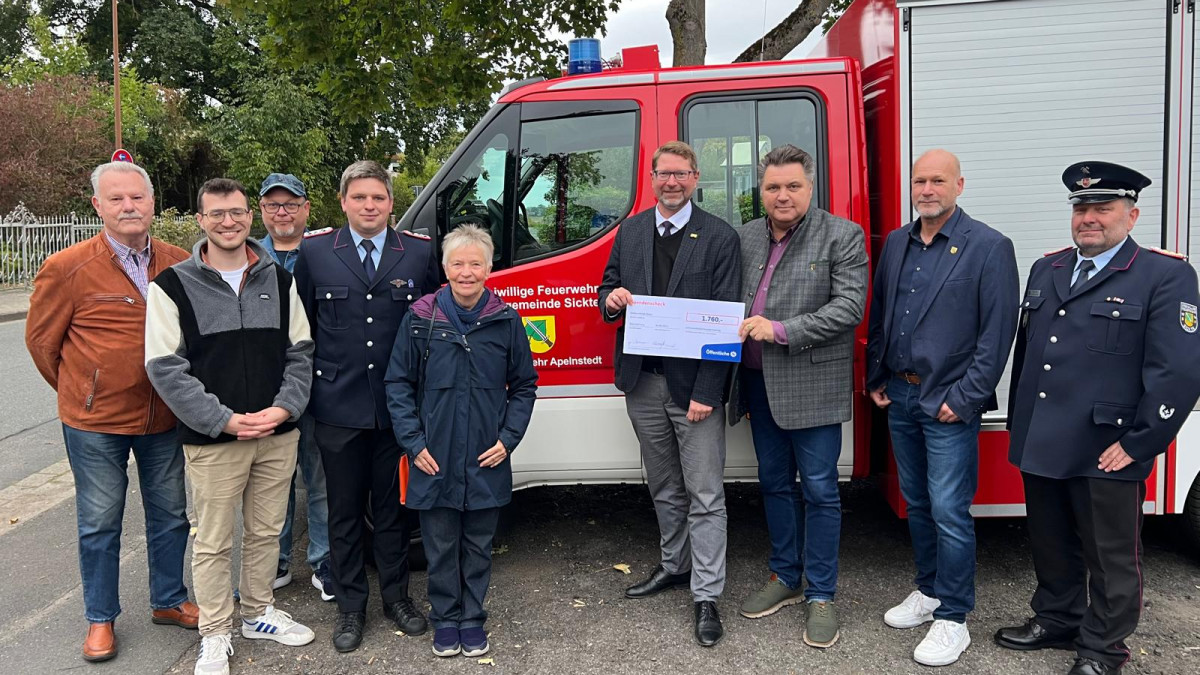 Endlich da! Neues Kleinlöschfahrzeug für die Feuerwehr Apelnstedt