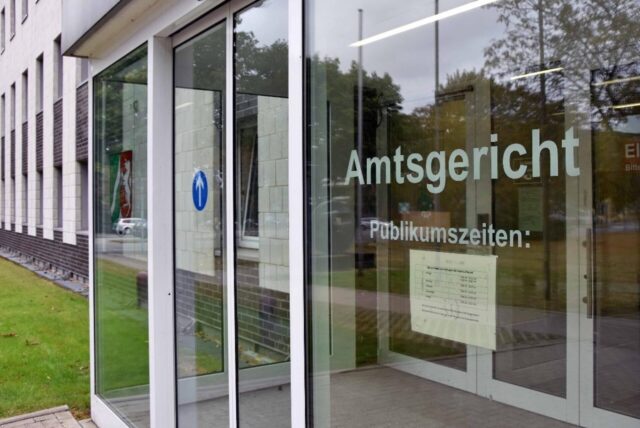 Der Eingang zum Amtsgericht Castrop-Rauxel.