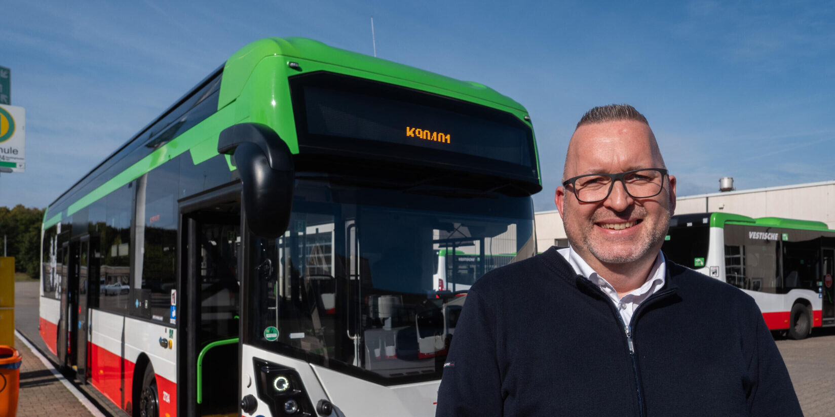 Wasserstoffbusse bei der Vestischen in Herten: modern und „sauber“