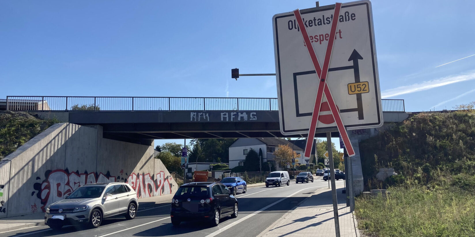 Straße im Süden gesperrt – Live-Verkehrsticker