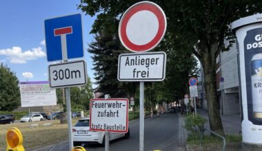 Märkische Straße ab heute gesperrt – Live-Verkehrsticker