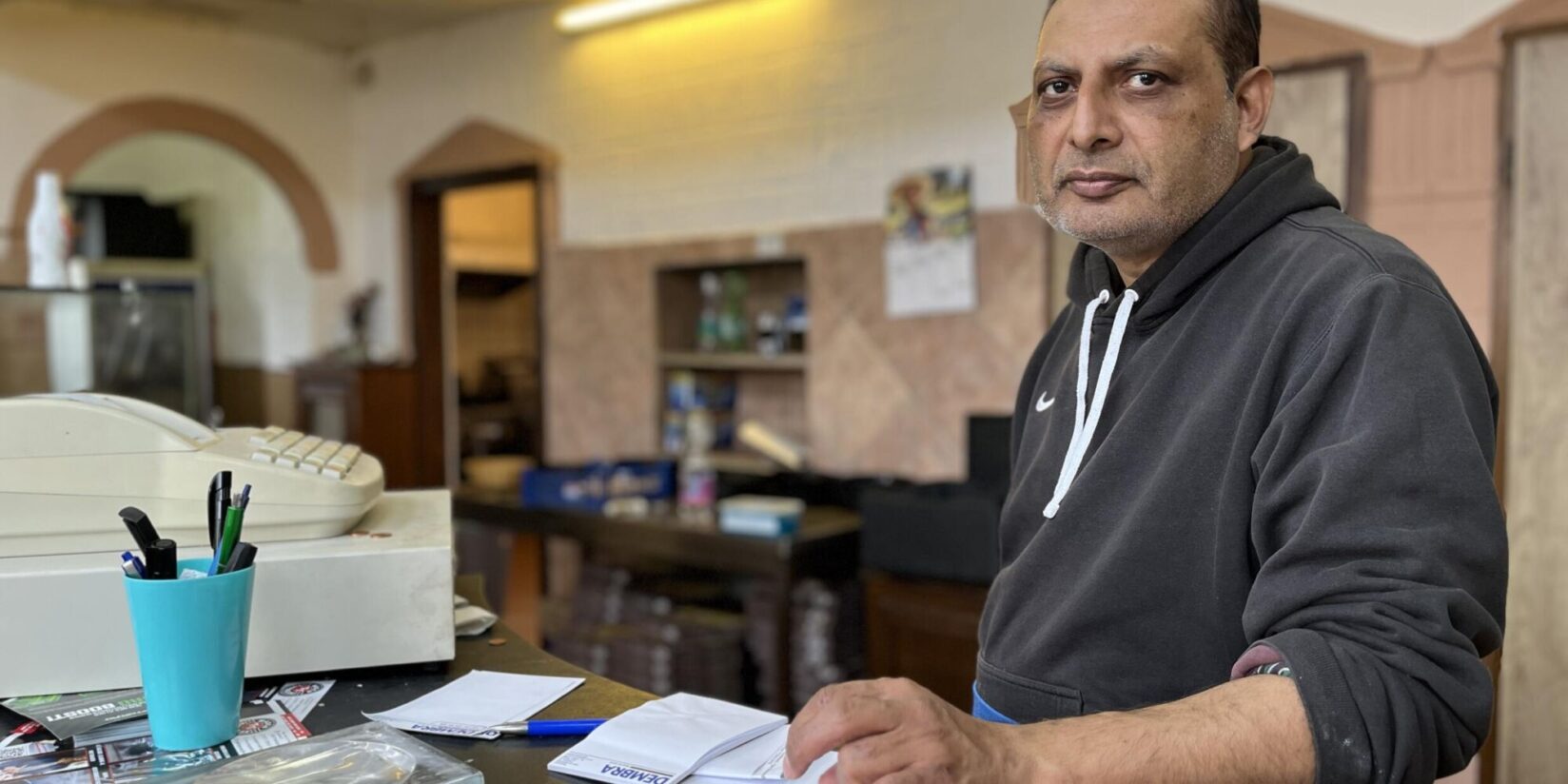 Überfall in Castrop-Rauxel: Pizzabäcker Anjum Parveiz bedroht