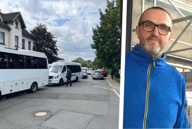 Torsten Sundermann, Schulleiter an der Max-Wittmann-Förderschule, sieht die Einrichtung der Schulstraße vor seiner Schule nach wie vor kritisch.