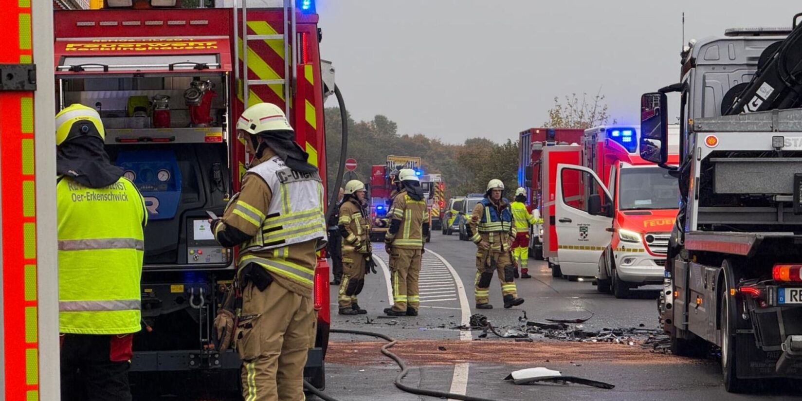 Unfall auf L511 in Recklinghausen: Junger Mann tödlich verletzt