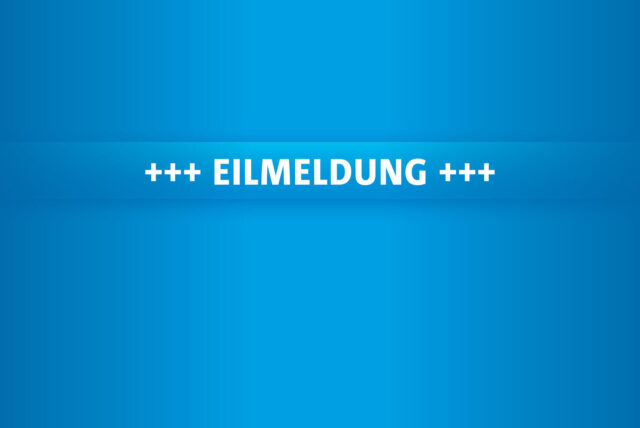 Ein Eilmeldungs-Foto.